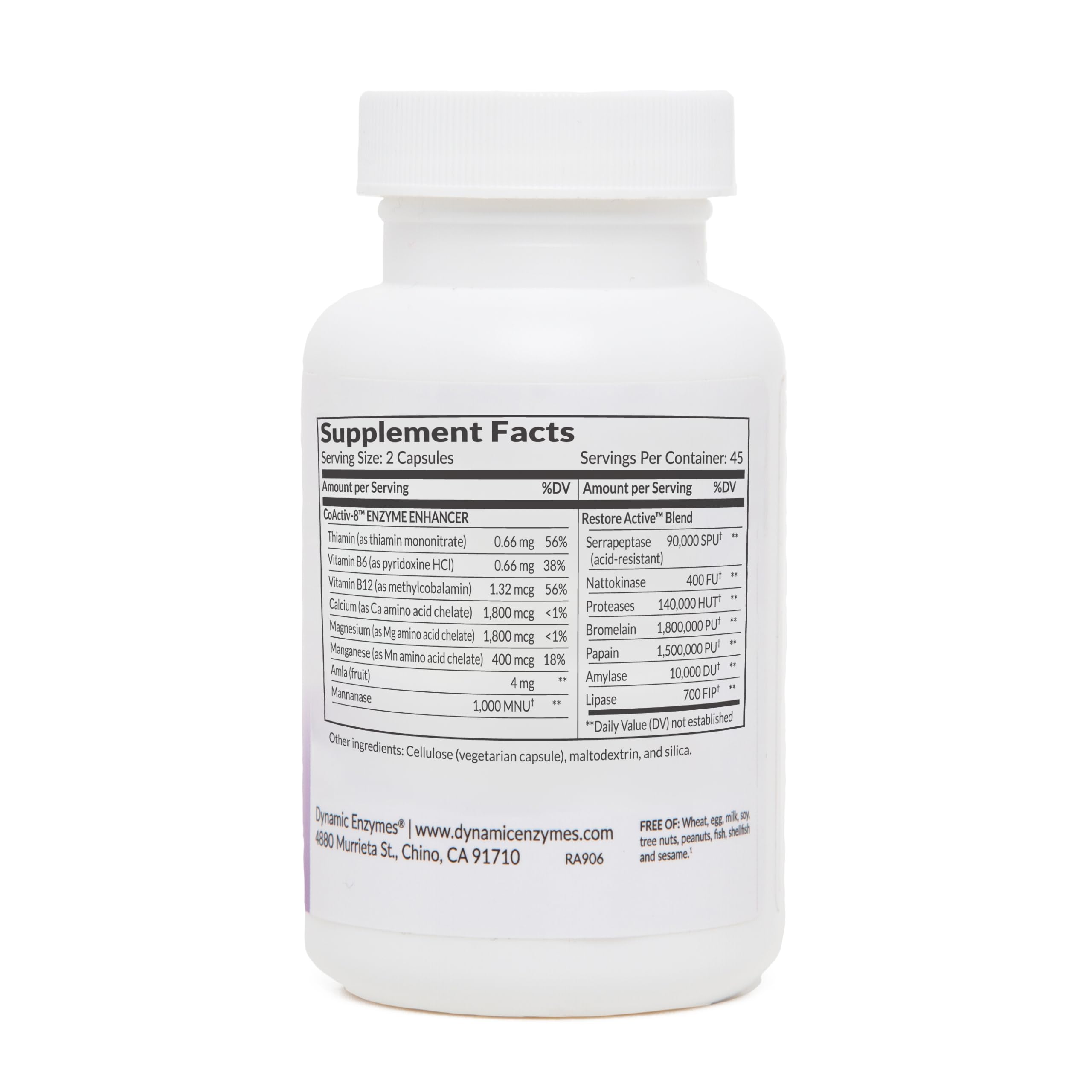 Serrapeptase enzyme capsules
