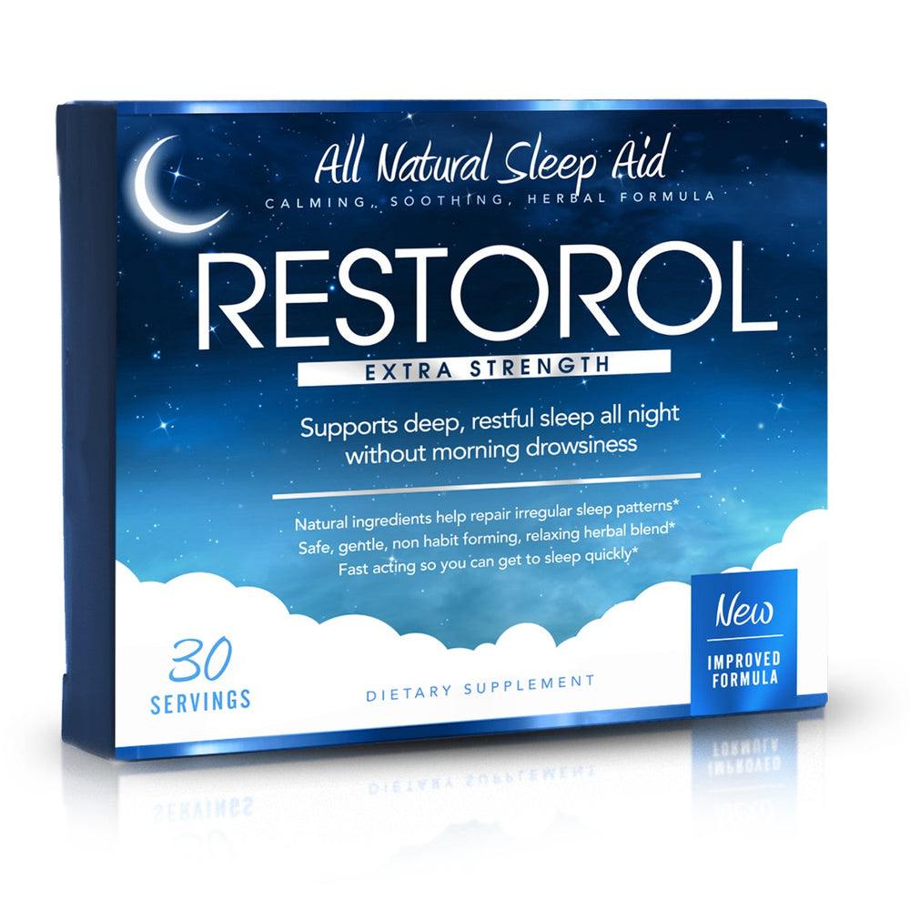 Restorol bottle and packaging