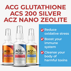 Results RNA ACZ Nano Zeolite bottle for detox and renewal