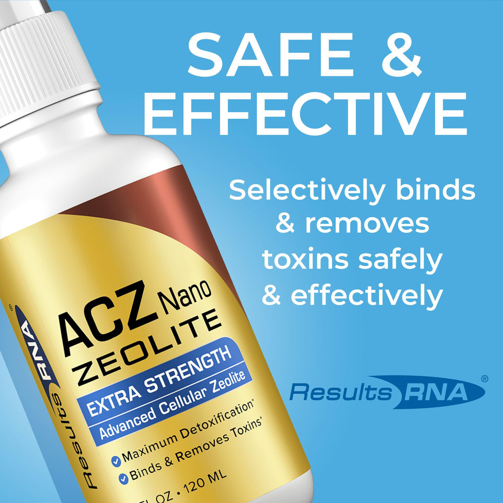 Product packaging and label for Results RNA Zeolite spray