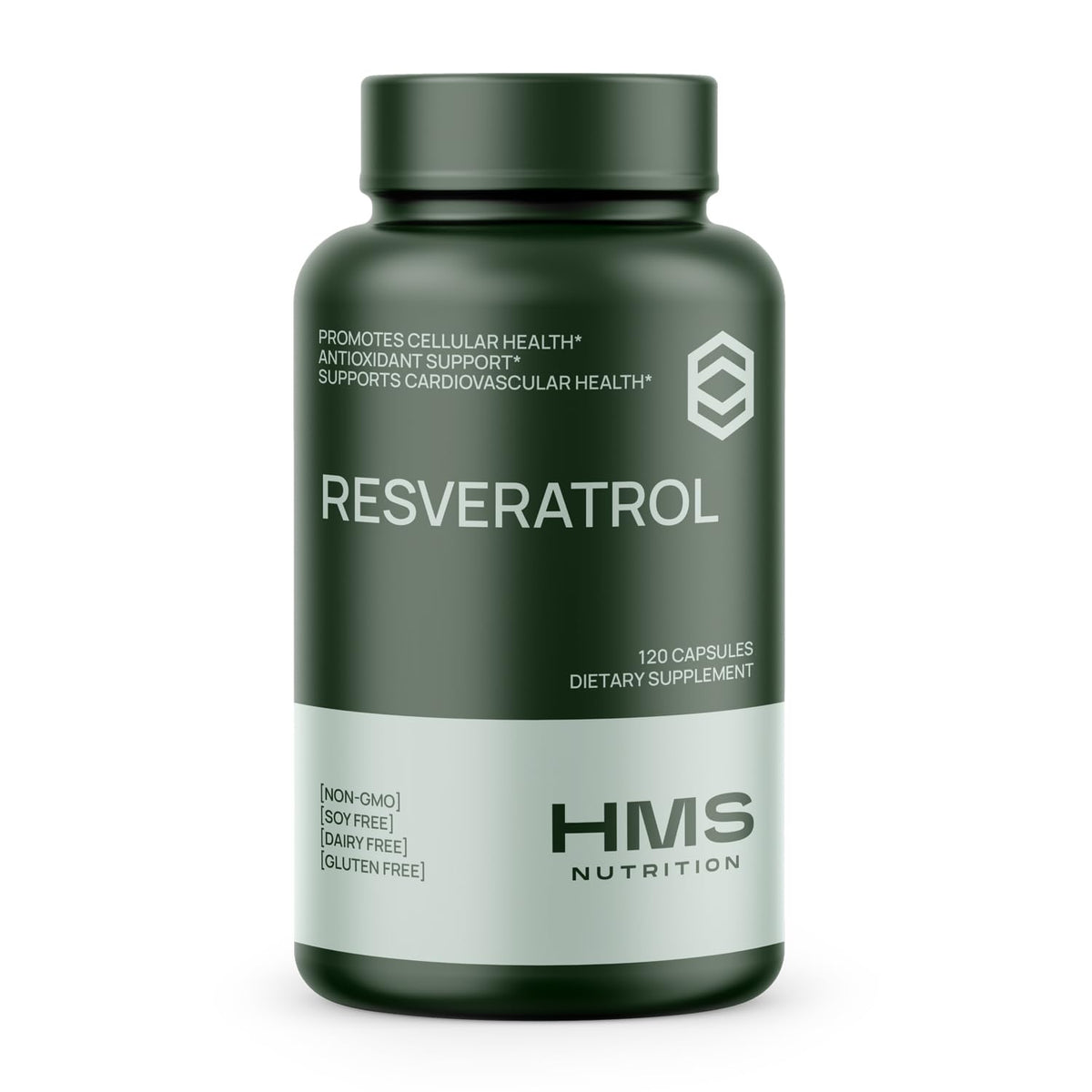 Resveratrol 1400mg bottle label