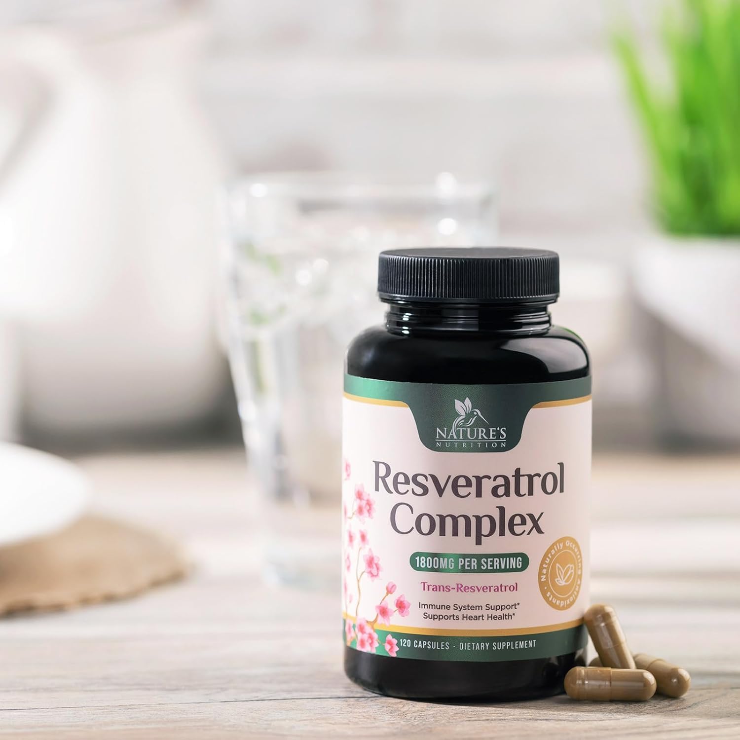 Immune support and cellular energy concept with capsules