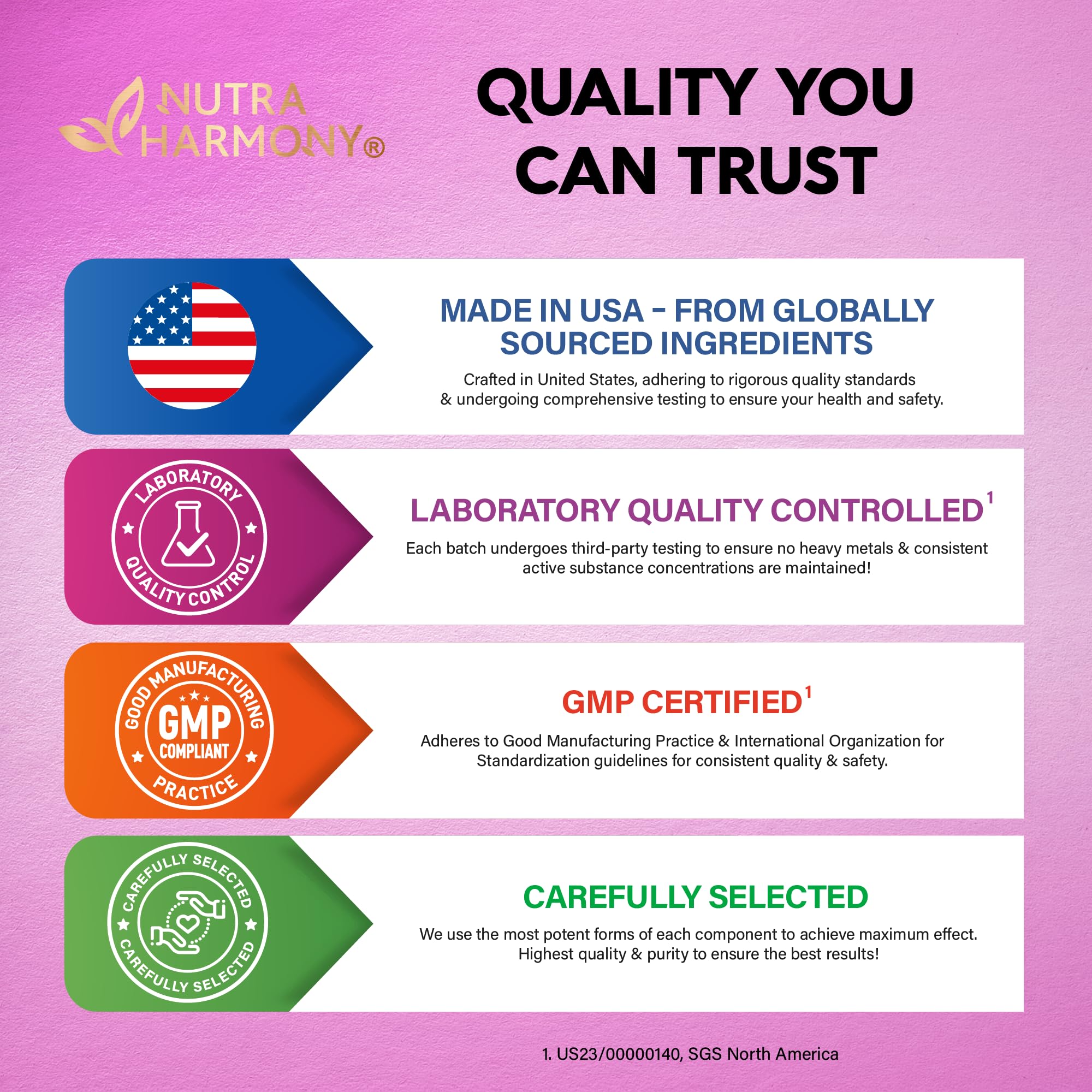 Noni extract, berberine, quercetin and apple cider vinegar ingredients visuals