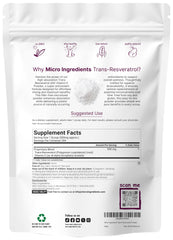 2-in-1 formula micronized resveratrol powder for better absorption