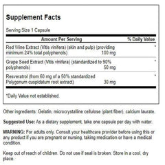 Cardiovascular health concept featuring resveratrol complex