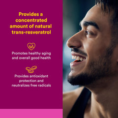 ResveratrolRich capsules 250 mg each on white background