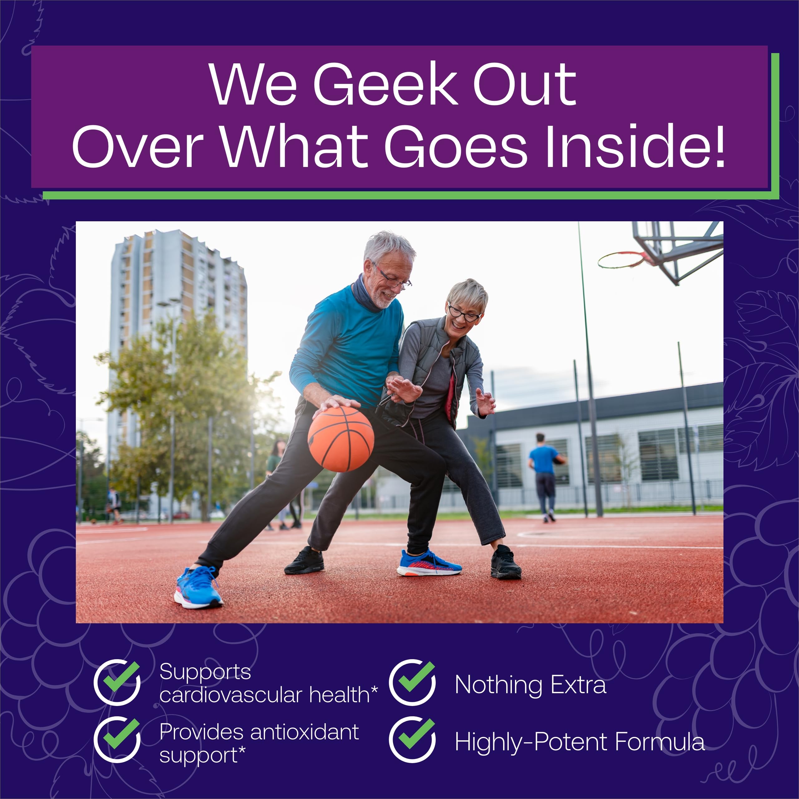 Graphic highlighting anti aging and oxidative stress benefits