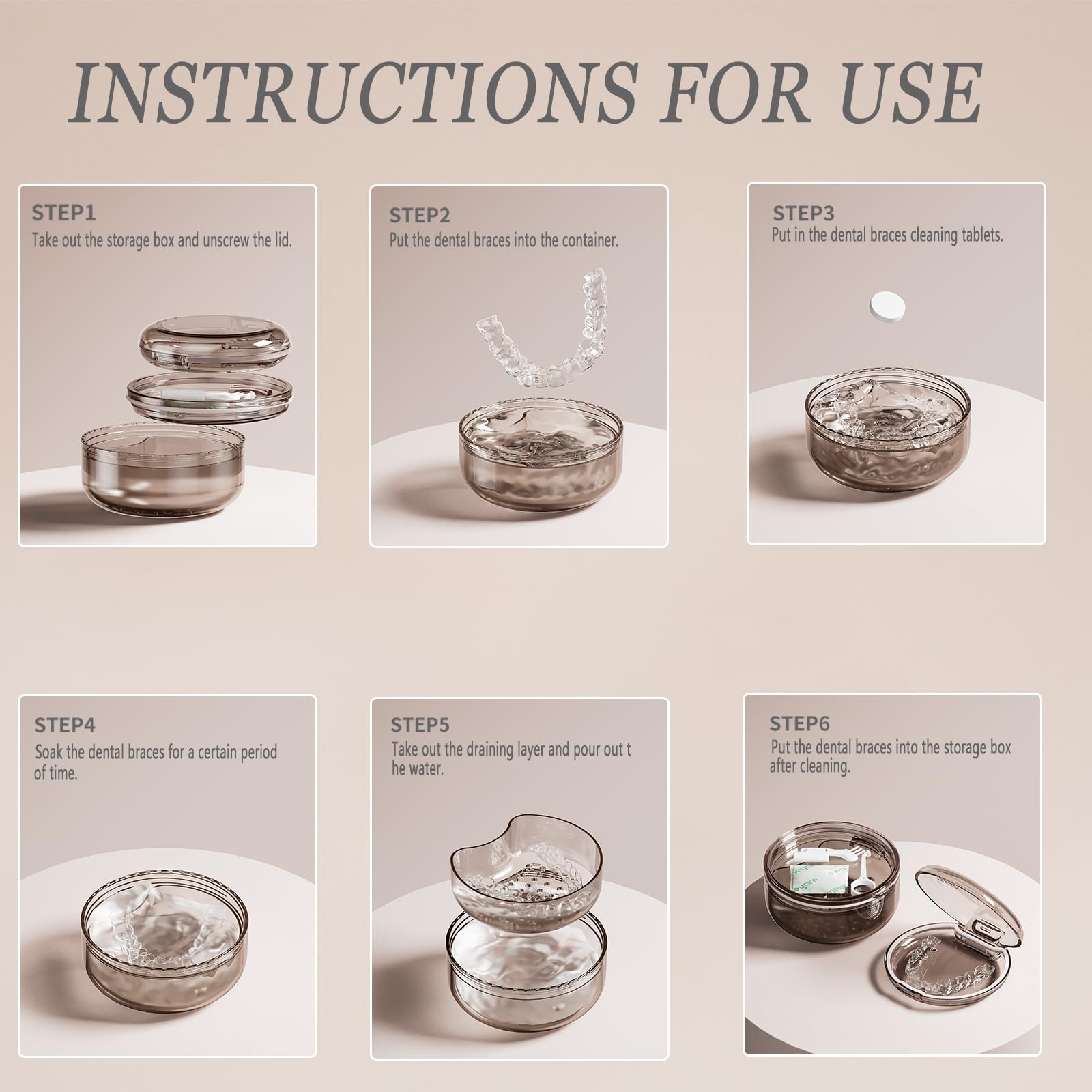 Multi-functional case compatible with retainers and guards