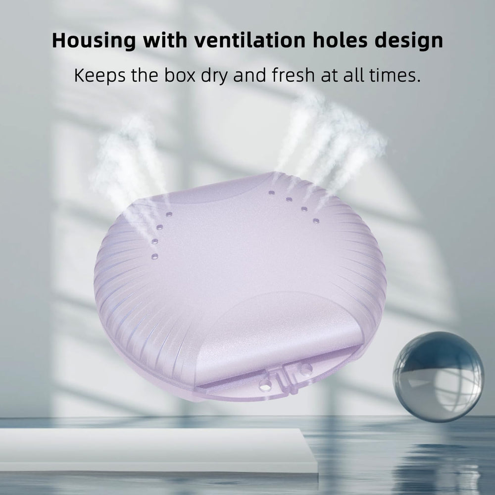 Color options: translucent purple with others