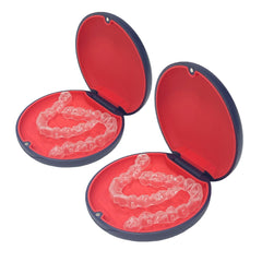 Dark blue retainer case front view