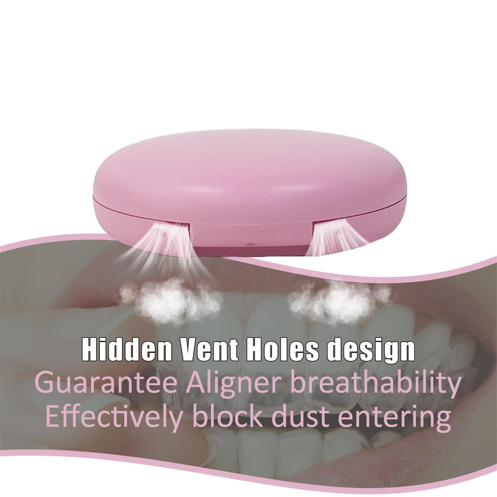 Removable silicone pad for easy cleaning of the retainer case