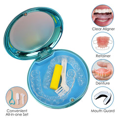 Compact 3.43 inch diameter, 1.06 inch height lightweight case