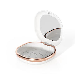 Retainer case with mirror for Invisalign and braces
