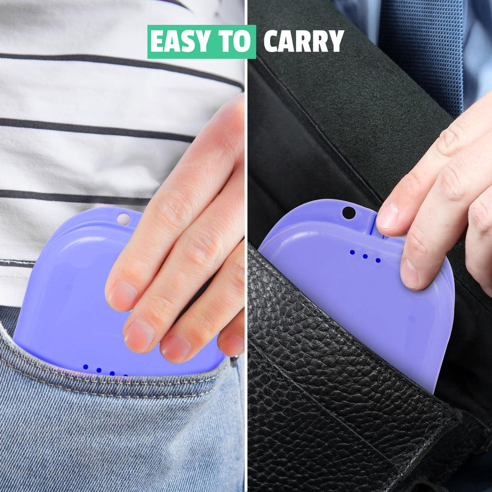 Portable travel-ready retainer case set