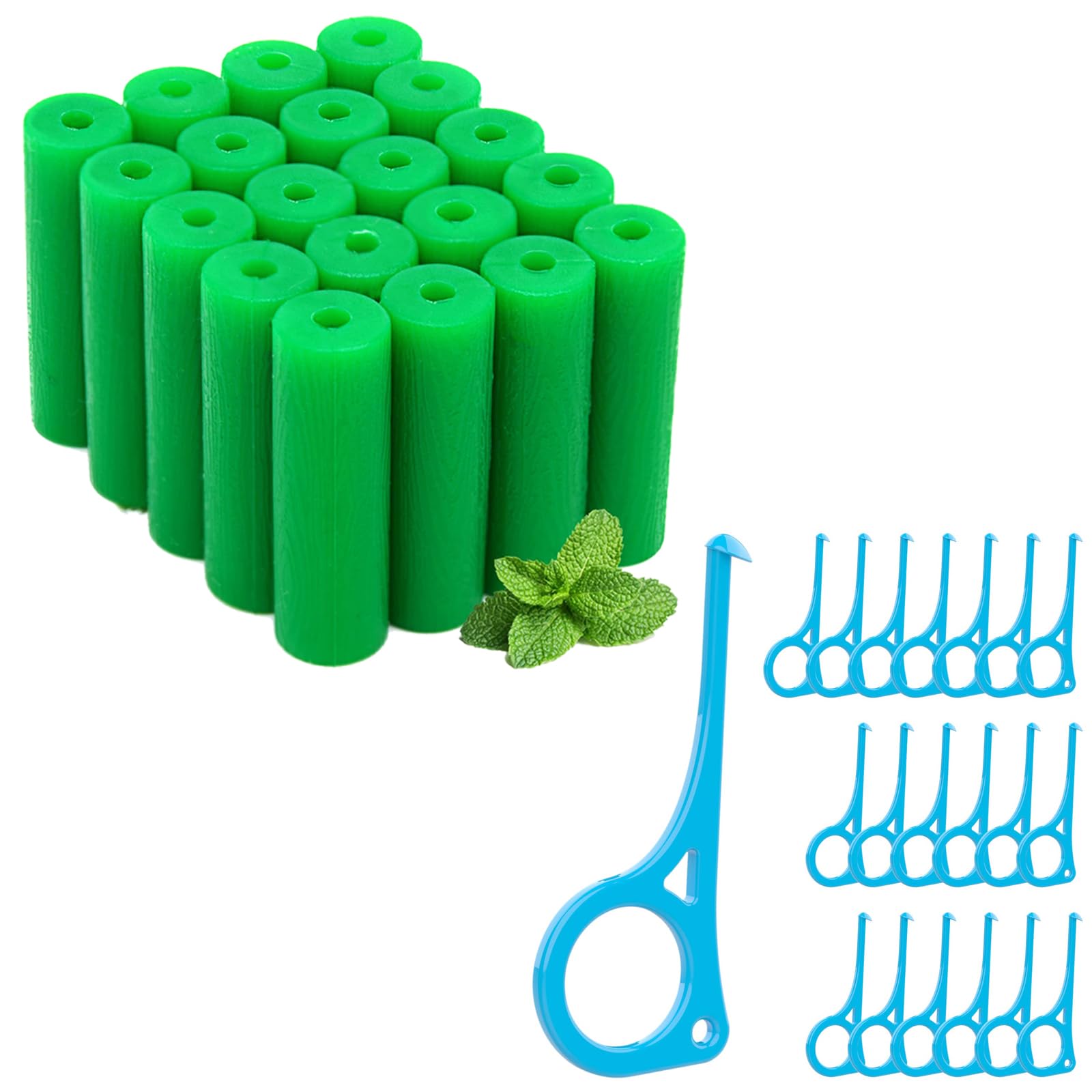 Mint flavor retainer chewies for aligners - 20 pcs image 1
