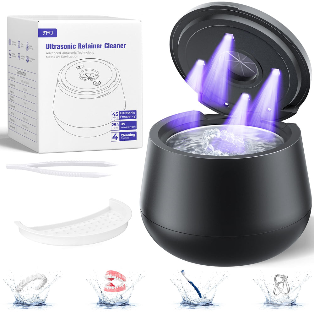 Front view of 45kHz Ultrasonic Retainer Cleaner