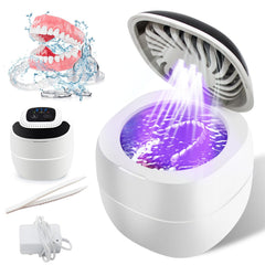 Front view of 45kHz Ultrasonic Retainer Cleaner Machine in compact ABS housing
