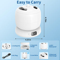 Retainer cleaner for night guards braces aligners and jewelry