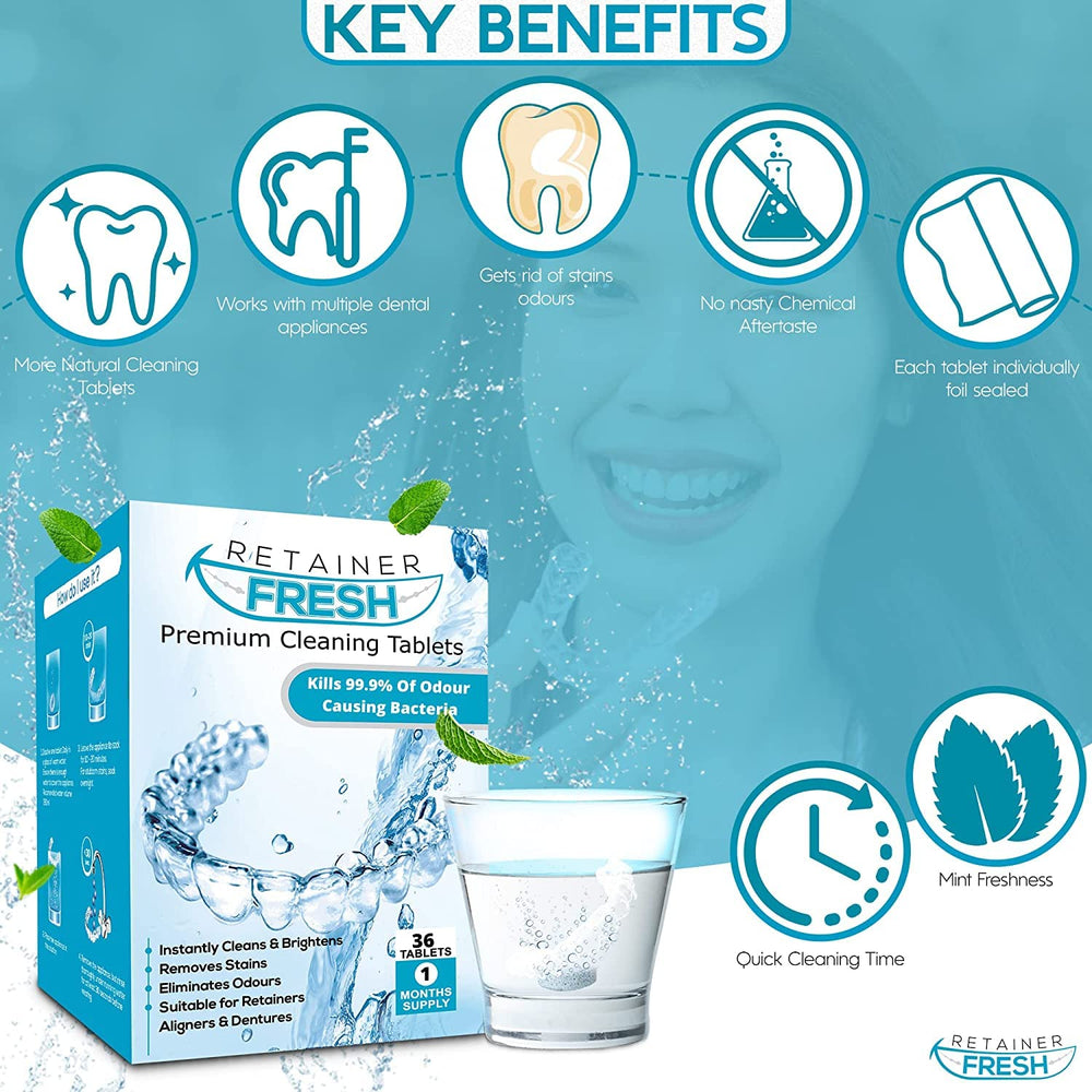 Tablets dissolving in water for daily cleaning routine