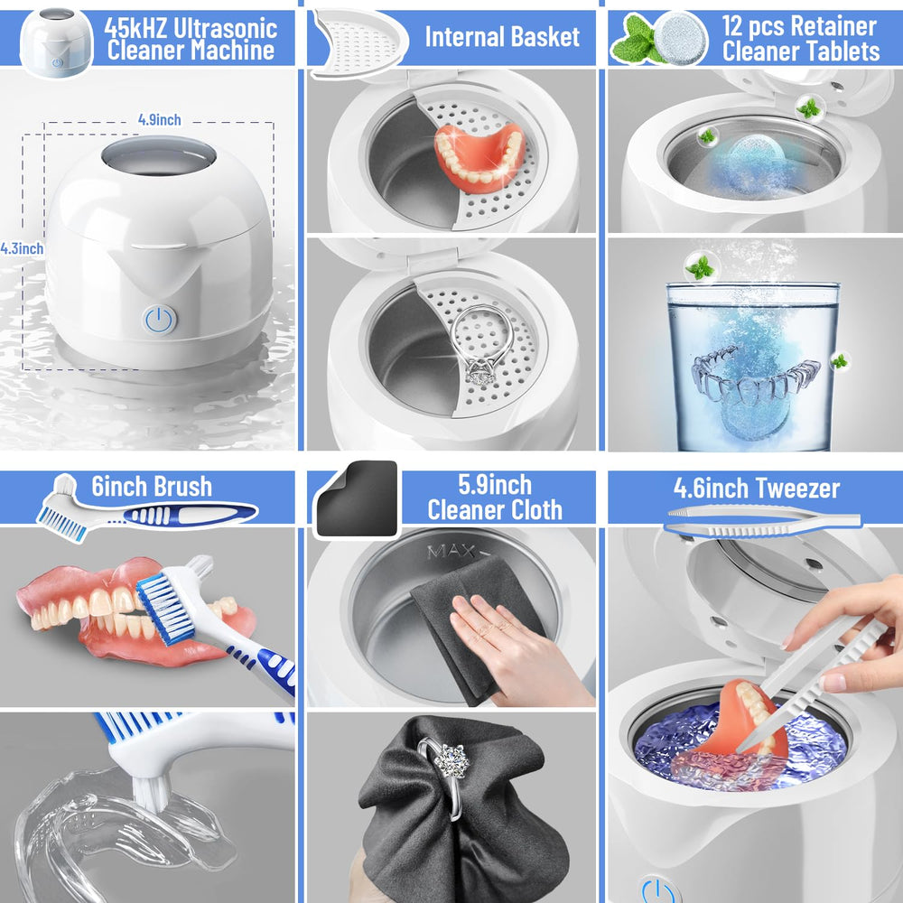 12 effervescent retainer cleaner tablets kit