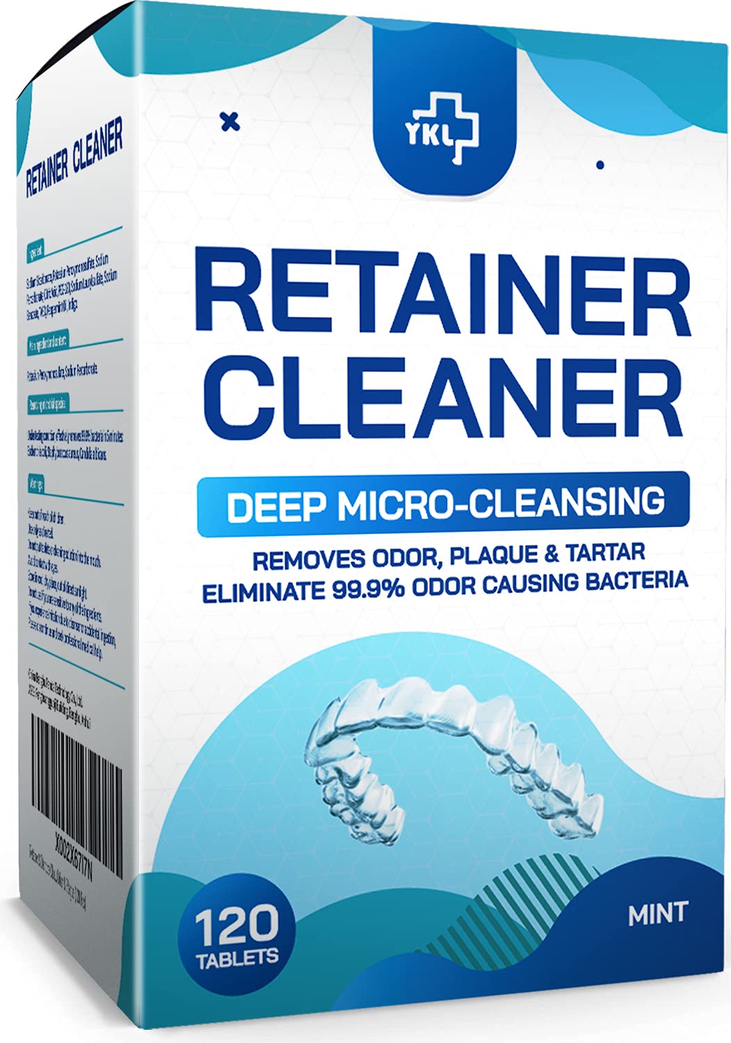 Box of Retainer & Denture Cleaner Tablets (120 pcs)