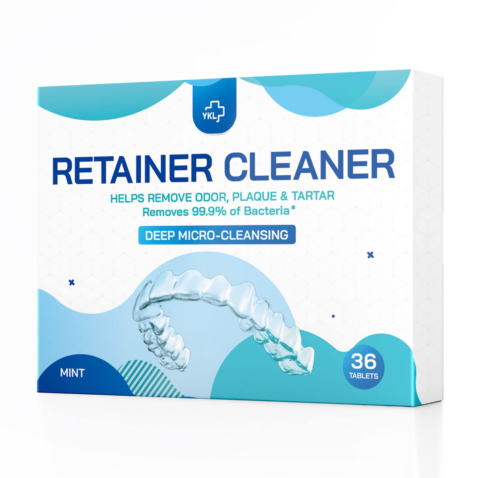 Box of Retainer and Denture Cleaner Tablets, 36-count