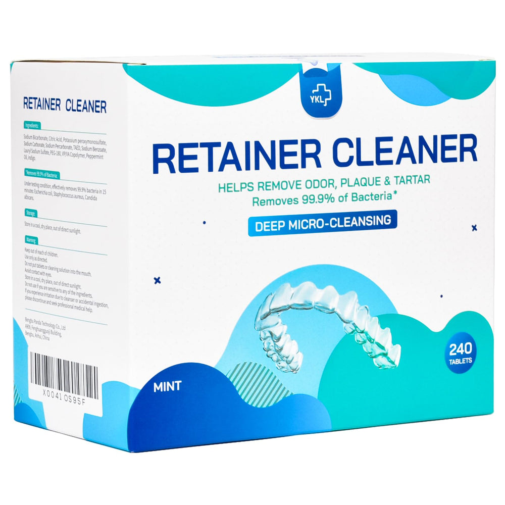Retainer and denture cleaner tablets 240-count package