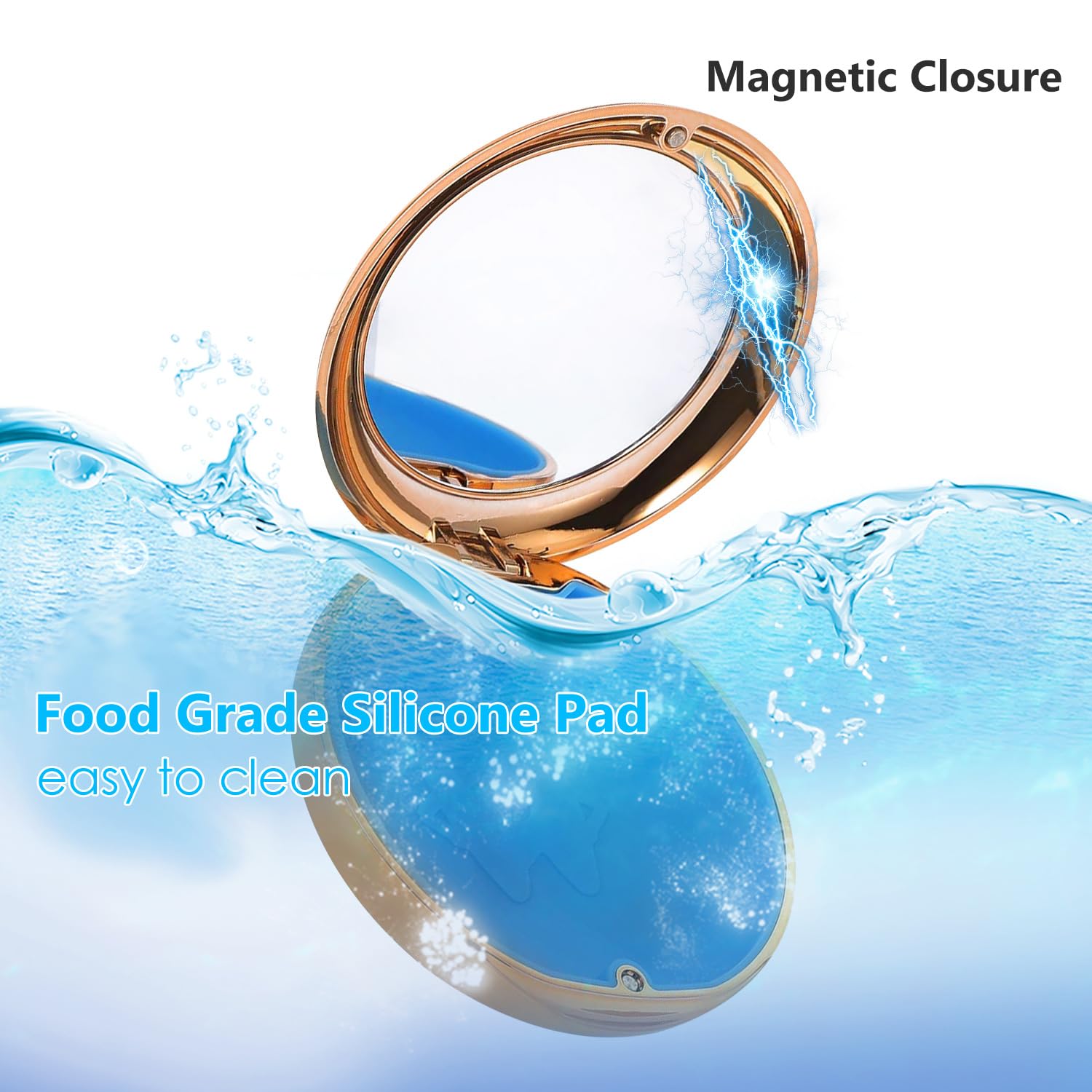 Gift-ready retainer case compatible with Invisalign and other brands