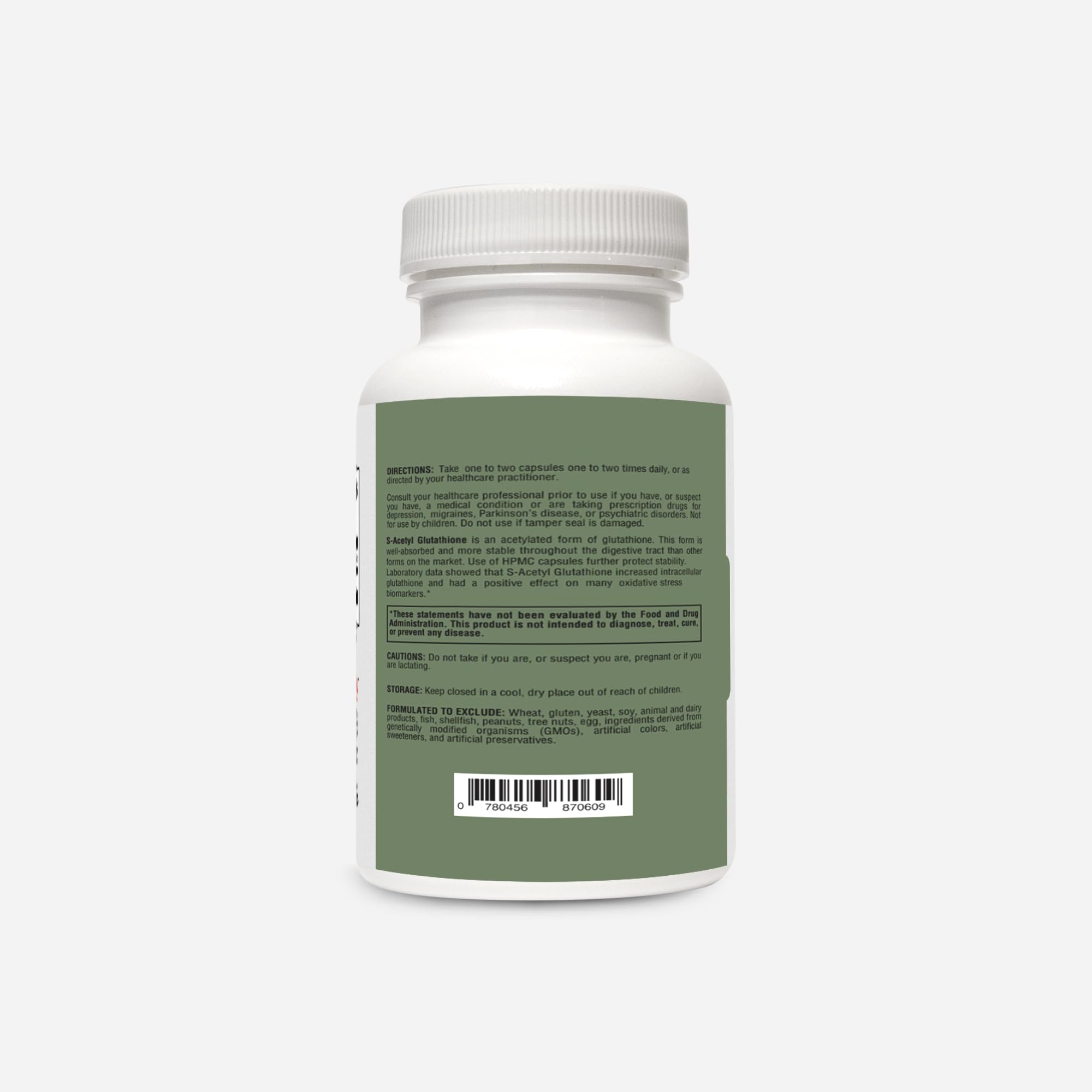 Packaging box for RetzlerRx S-Acetyl Glutathione