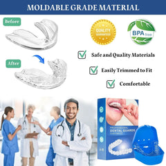 Reusable teeth grinding mouth guard material