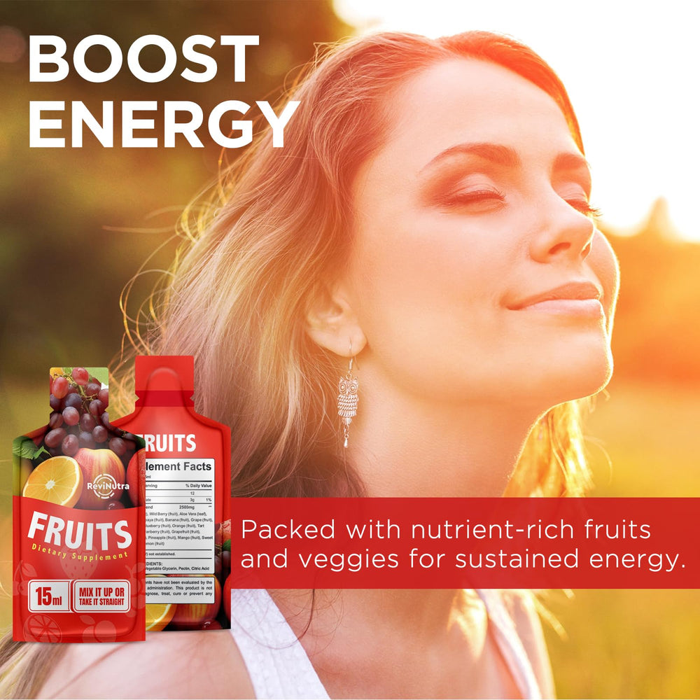 Assorted whole fruits used in ReviNutra formula