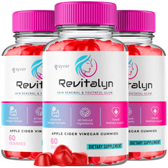 Revitalyn Apple Cider Vinegar Gummies bottle with 180-count label