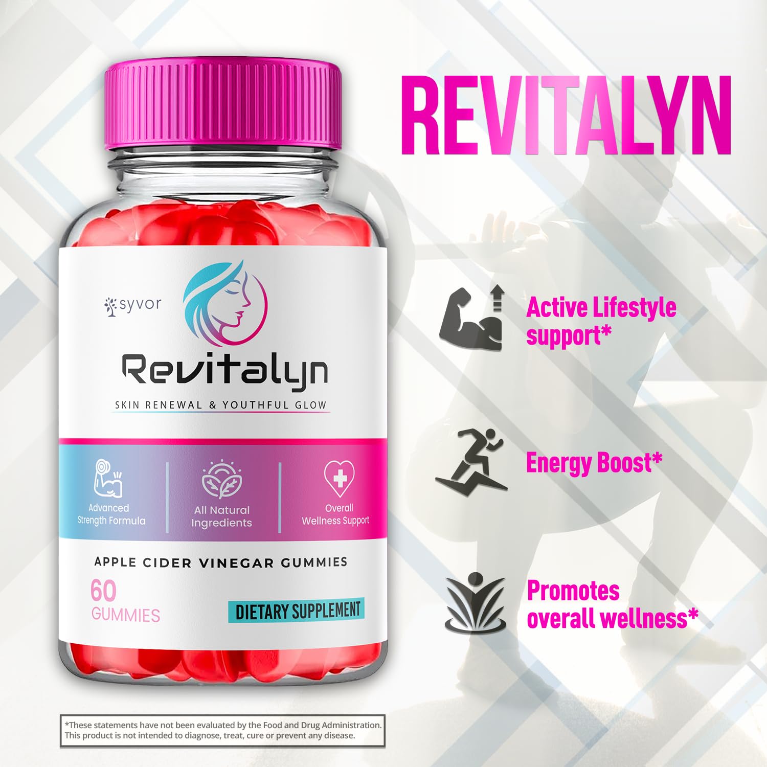 Active lifestyle support with Revitalyn ACV Gummies