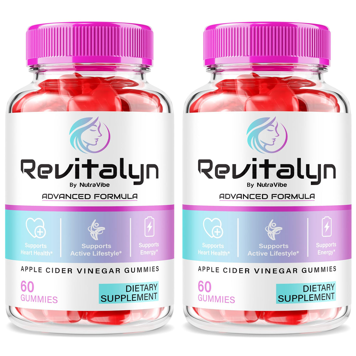 Revitalyn Gummies 2-Pack packaging with Apple Cider Vinegar formula
