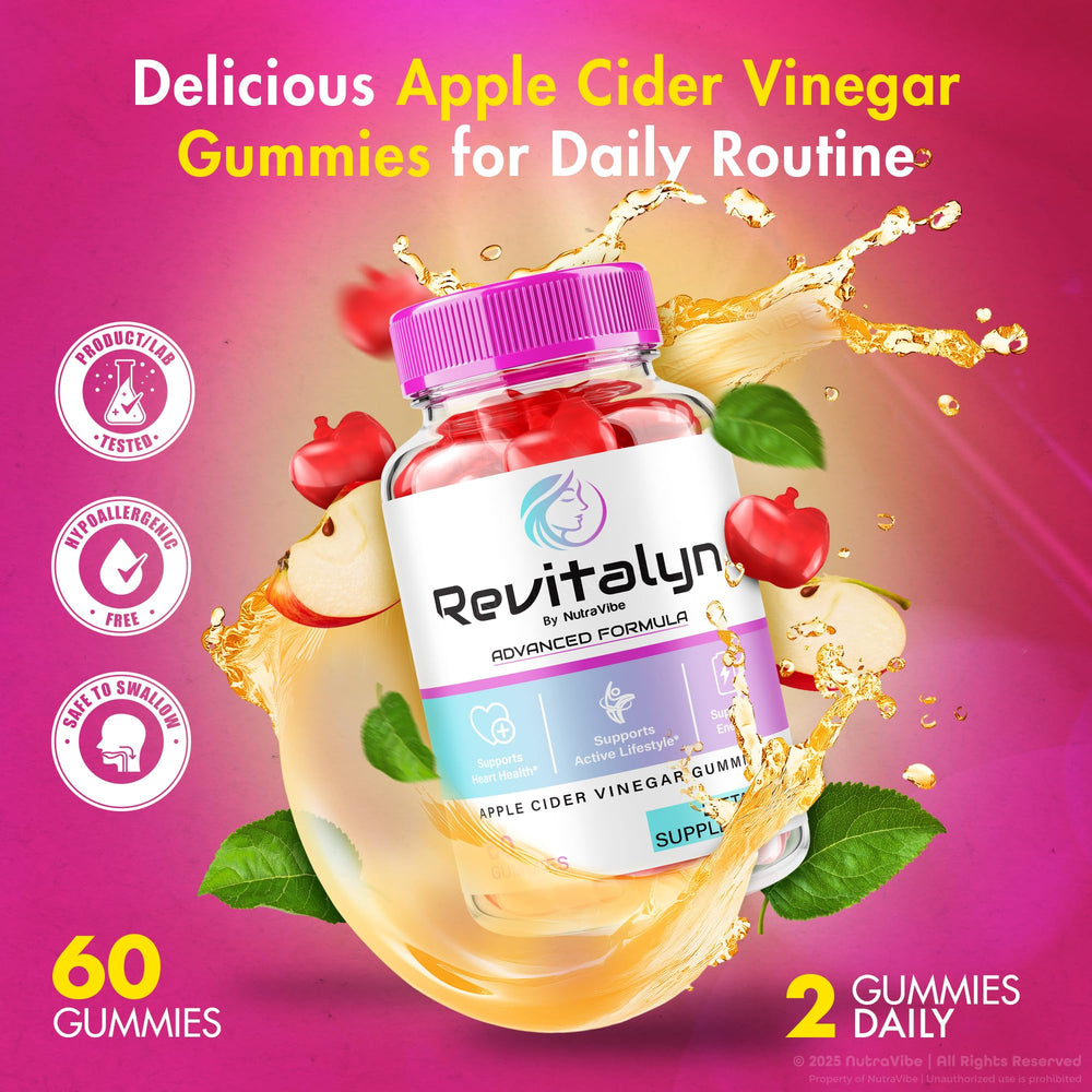 Assorted Revitalyn Gummies texture close-up