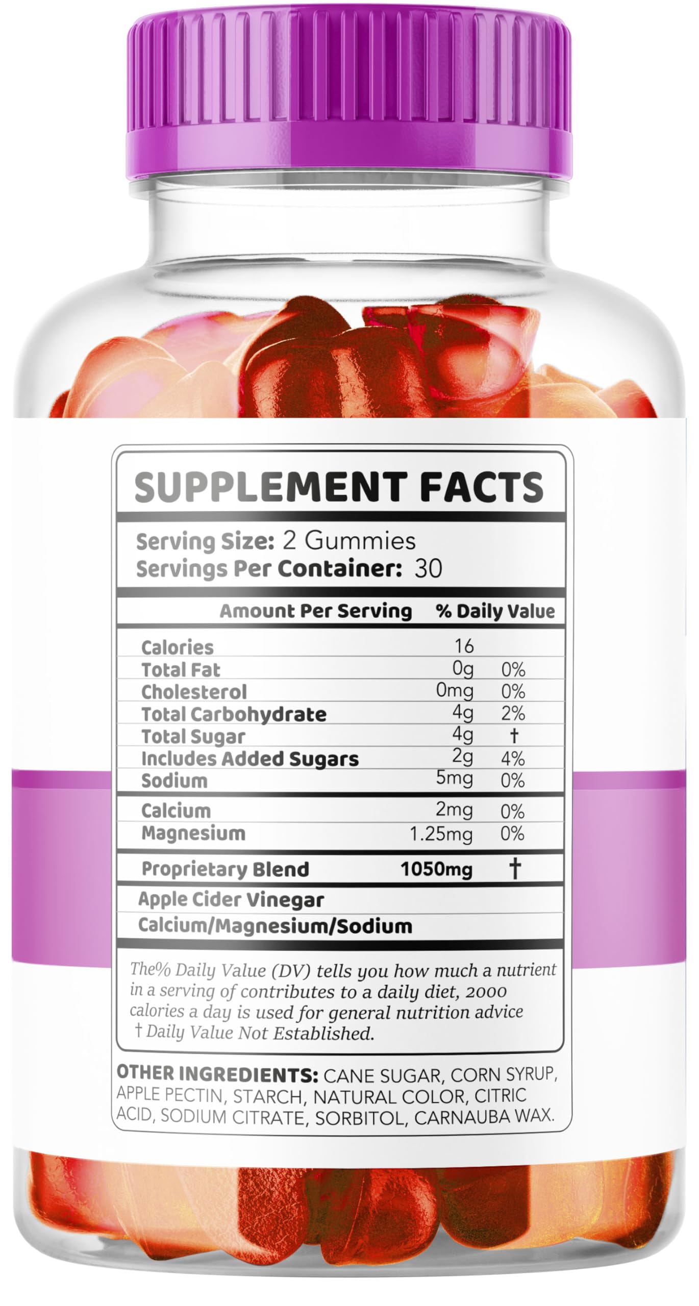 Ingredient scan for Revitalyn Apple Cider Vinegar Gummies