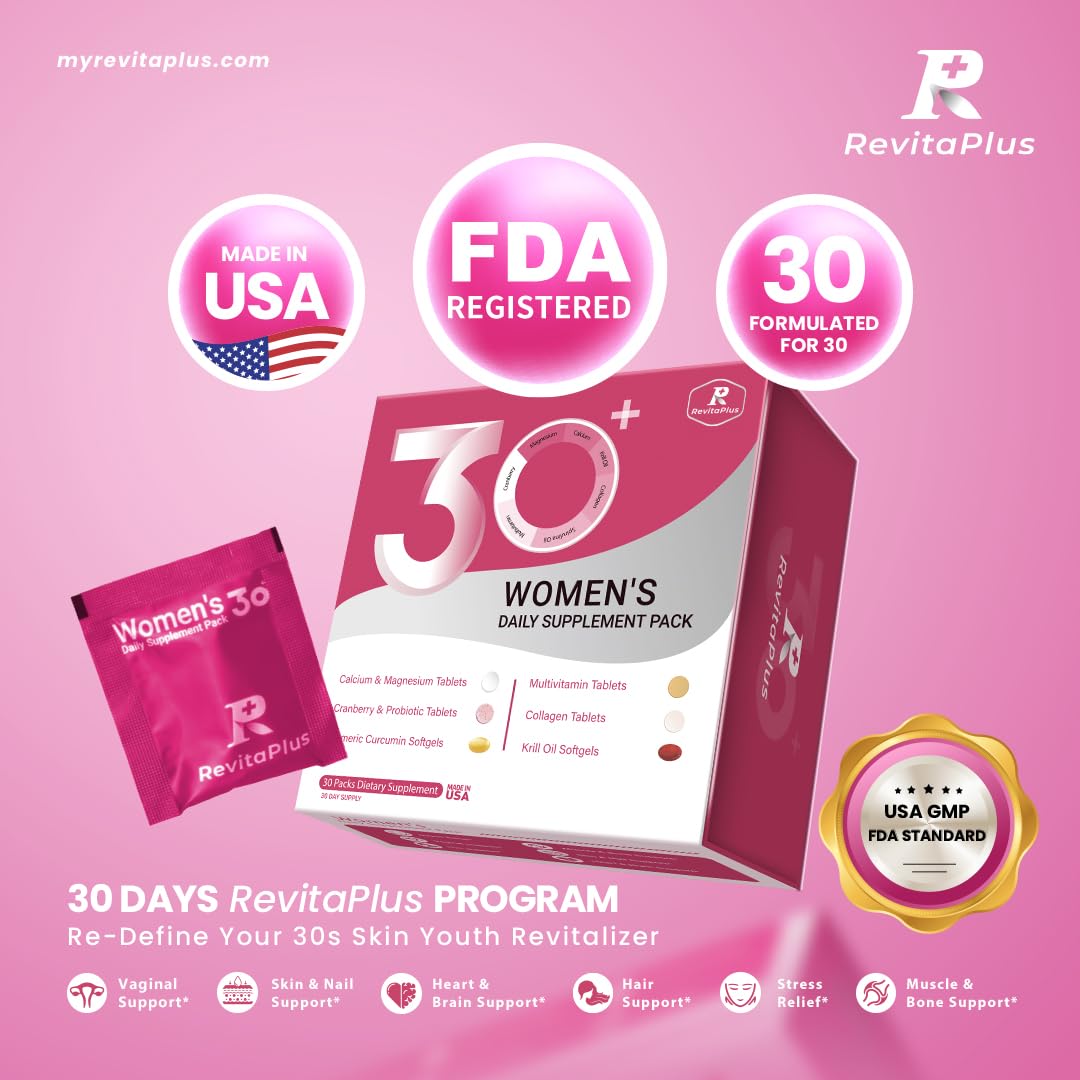 Illustration of key ingredients: krill oil, collagen, cranberry