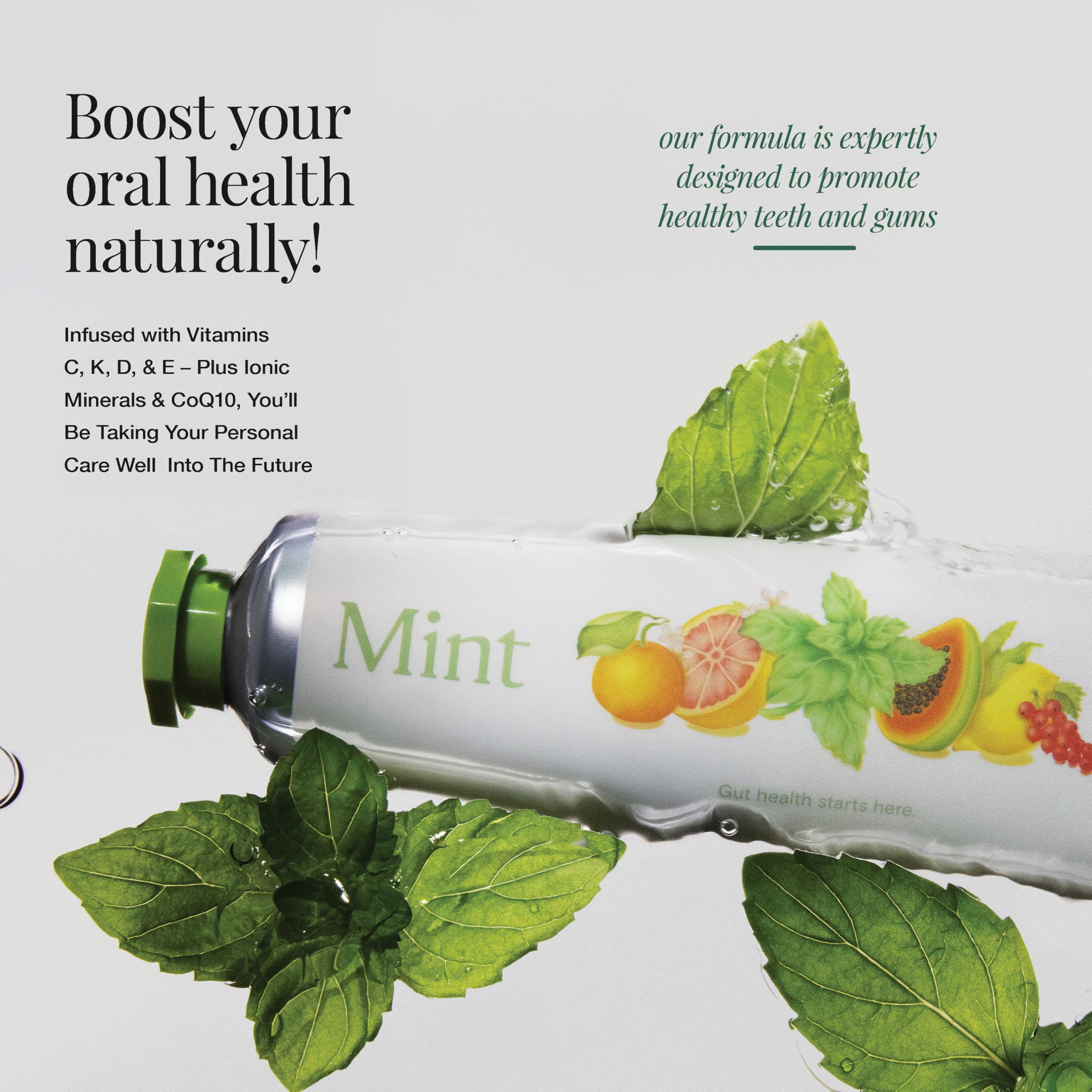 Prebiotic bacteria concept for oral health with vitamins