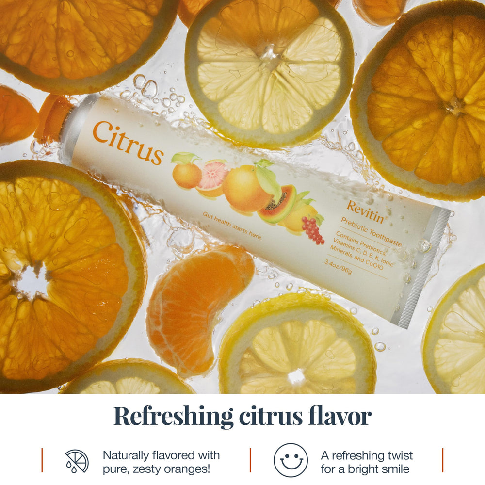 Revitin Toothpaste Label - No Fluoride