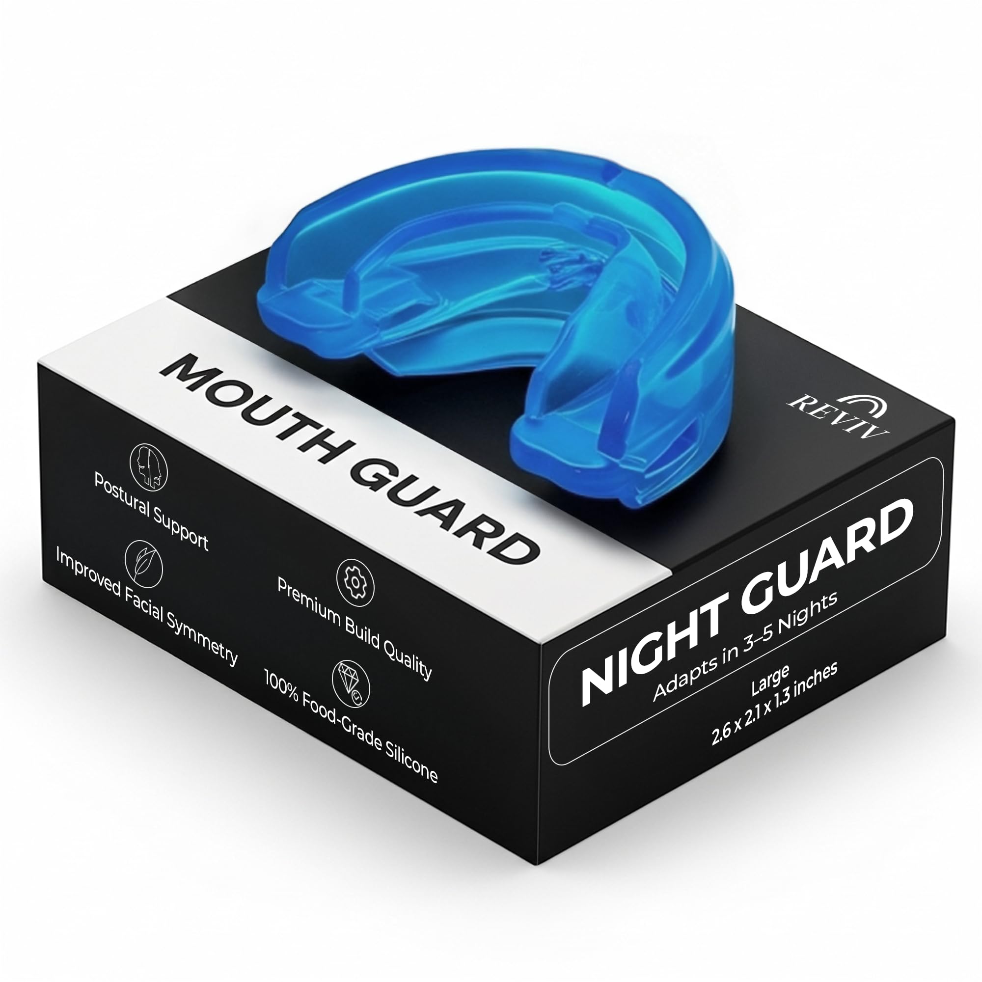 Mouth guard molded to teeth for comfortable nightly wear