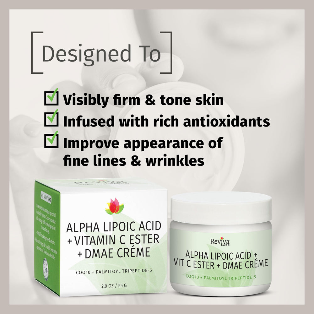 Anti-aging cream with DMAE, CoQ10 and Palmitoyl Tripeptide-5