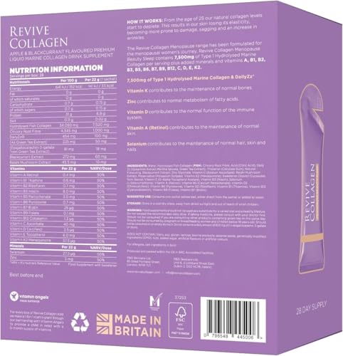 Revive Collagen Menopause packaging box