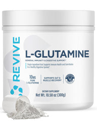 Revive MD Gut L-Glutamine Powder bottle label and container