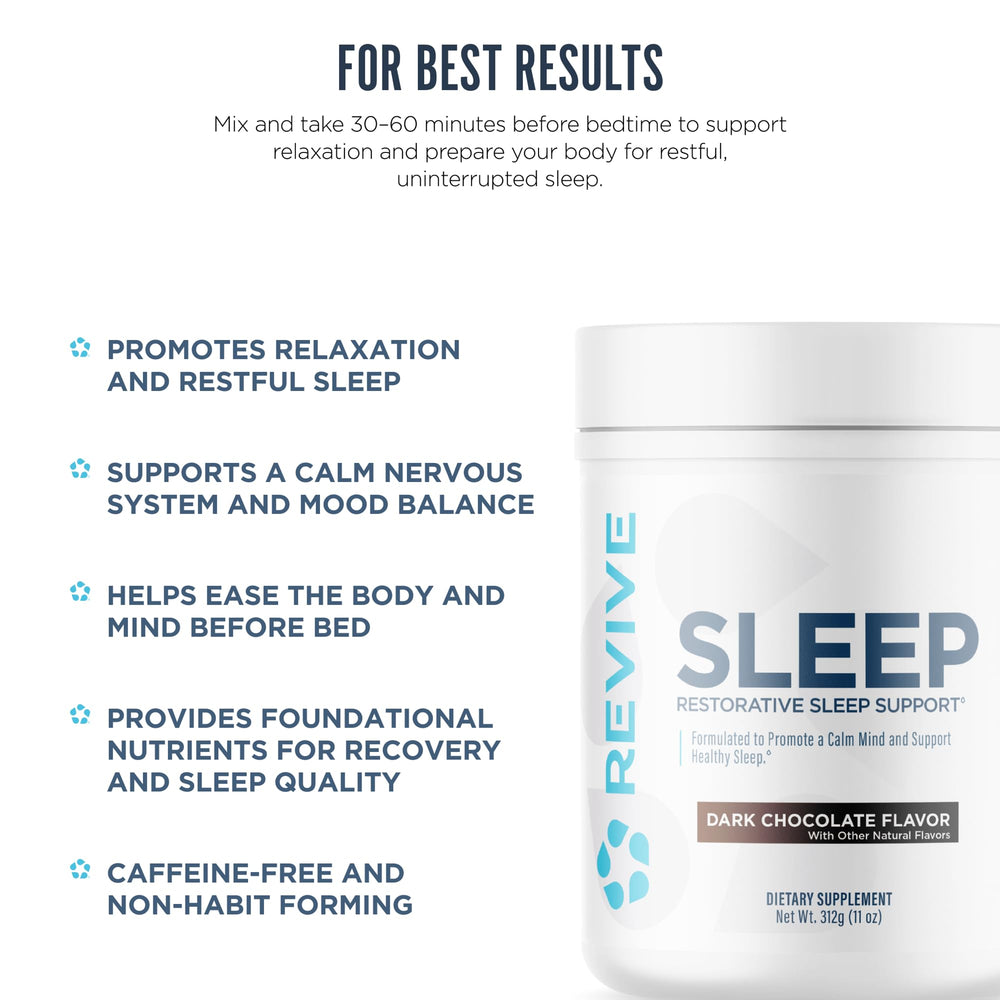 Magnesium Glycinate, Inositol and Glycine ingredients for sleep support