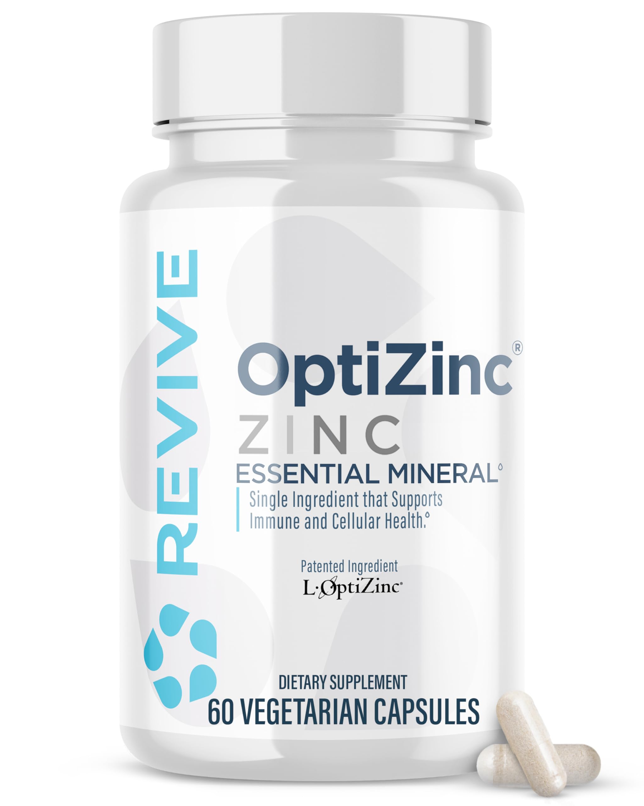 Revive MD Zinc bottle with 60 capsules - hero image