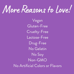 Illustration of botanical blend: chamomile, lemon balm and passionflower