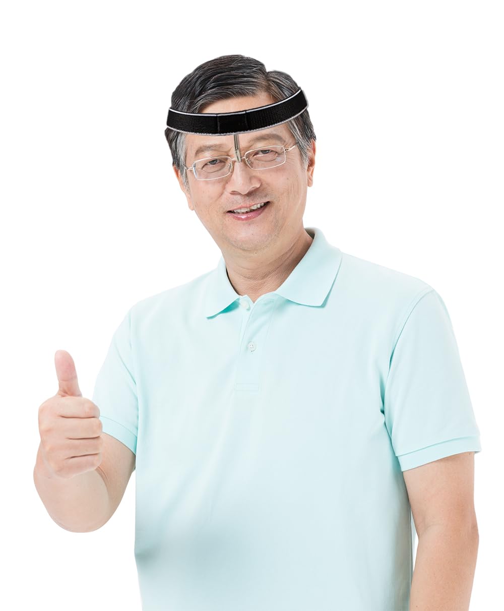 Rhinoplasty recovery eyeglasses frame protector attached to glasses