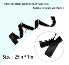 Nose surgery recovery bracket worn under hat