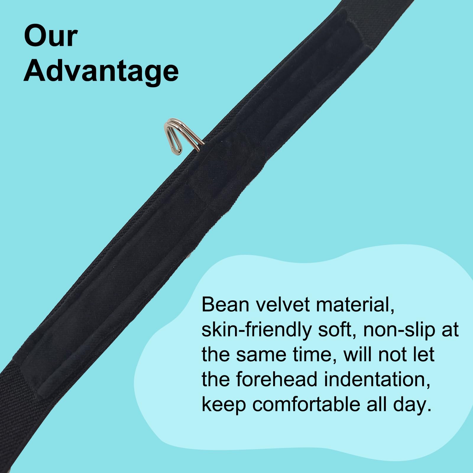 Holder with flexible support compatible with various eyewear styles