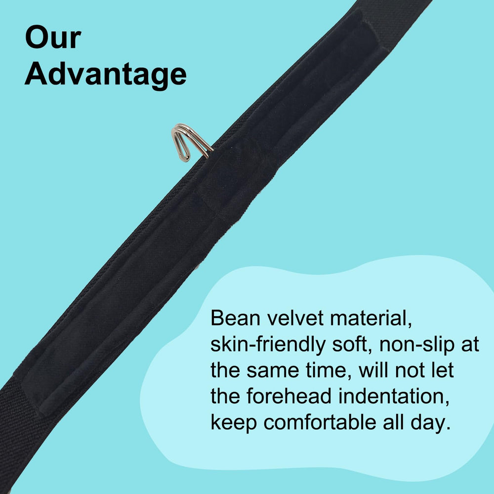 Holder with flexible support compatible with various eyewear styles